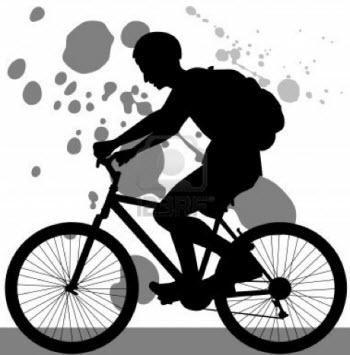 ridding bike